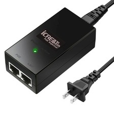 24V Gigabit POE Injector DC Passive PoE Adapter for Ubiquiti POE-24-12W-G picture
