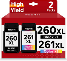 260XL 261XL Ink Cartridge Replacement for Canon 260 and 261 XL Combo Pack picture