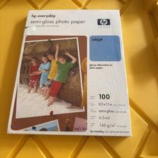 HP EVERYDAY Semi-gloss Photo Paper INKJET PRINTER 100 sheets 8.5