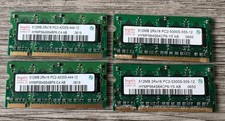 4x 512MB DDR2 Laptop RAM Hynix PC2-4200S PC2-5300S SO-DIMM Mixed Lot picture