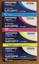 EPSON SJIC22P Ink Cartridges CMYK 32.5ml for TM-C3500 picture