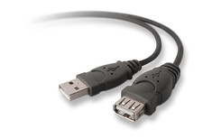 Belkin USB 2.0 Extension Cable USB A 3FT Cord Extend USB Port Computer Accessory picture
