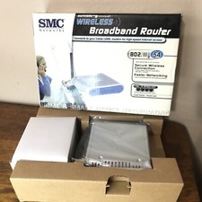 SMC Networks Barricade 4 Port Wireless Broadband Router SMCWBR14-G 802.11g picture