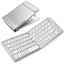 Inateck Foldable Bluetooth Keyboard for iPad iOS Android Windows QWERTY picture
