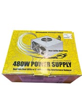 Logisys Corp. 480W 240-Pin Dual Fan 20+4 ATX Power Supply PS480X2 picture