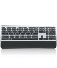 CITLLA Wireless Keyboard, Rechargeable Full Size Multi-Device, Bluetooth Backlit picture