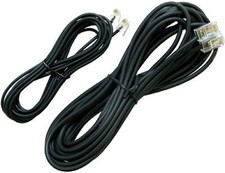 Polycom Soundstation 2 Conference Phone Saucer Line Cords Cables Wires Black NEW picture