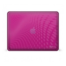 Iluv Pink Flexi-Clear Case With Dot Wave Pattern For iPad 1G picture