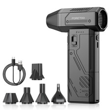 High-Power Cordless Compressed Air Duster, 130K RPM, Adjustable Speed, Fast Char picture