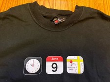 Apple logo WWDC 2008 T-SHIRT Black Medium Employee Siri Macintosh Coder iPhone M picture