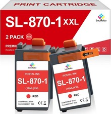 SL-870-1 XXL Red Ink Cartridge High Yield Combo Pack (2-Pack) Compatible Pitney picture
