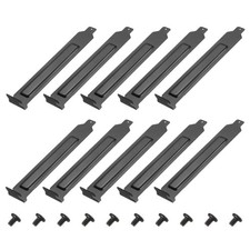 PCI Slot Cover Dust Filter, 10Pcs Blanking Plate Expansion Blank Plate Black picture