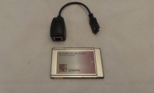 Kingston PCMCIA EtheRx Ethernet Adapter IC PC Card w/ RJ-45 Dongle (KNE-PC2T) picture