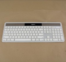 Logitech K750 Mac Solar Wireless Keyboard Silver USB Unifying Receiver Dongle picture