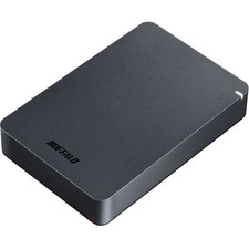 BUFFALO 4TB MiniStation PGF Portable External Hard Drive HDD Shock Resistant, picture