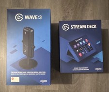 Elgato Stream Deck + Elgato Wave 3 Condenser Microphone Bundle Deal picture