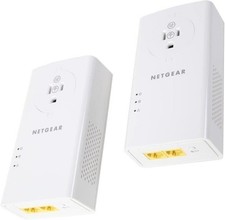 NEW NETGEAR PLP2000 Powerline 2000Mbps Adapter Kit 2-Port Gigabit Passthrough picture