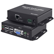 Torileaf VGA KVM Extender Over Cat6/7 with 4 USB 2.0 Up to 394FT picture