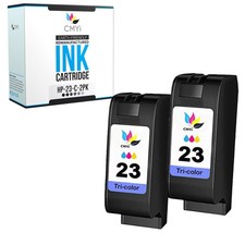 2PK Compatible CMYi HP 23 Color Ink Cartridge for OfficeJet R45 R60 R65 R80 T45 picture