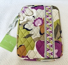 NWT VERA BRADLEY e-Reader iPad Tablet Sleeve Portobello Road 9” X  7”  Zip Pouch picture