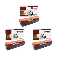 3Pk LTS 650A C M Y Compatible for HP LaserJet CP5525 CP5525dn Toner Cartridge picture
