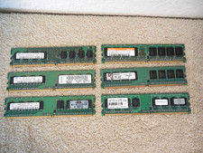 Lot 6 = 3GB (6x512MB) 512mb PC2-3200 PC2-4200 PC2-5300 SDRAM Desktop RAM Memory picture
