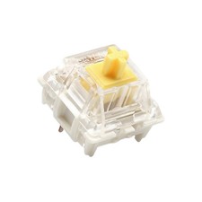 Gateron KS9 Yellow Key Switches Plate Mounted Mechanical Keyboard 90 PCS picture