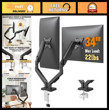 Full Motion Dual Monitor Stand for 17-34
