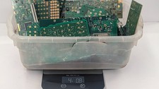 4.08 LB Gold Plated Circuit Board Scrap PCB Lot IC MLCC Recovery Contacts picture