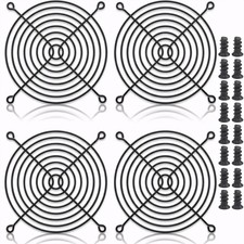 Easycargo 4pcs 120mm Fan Grill Guard Black with Screws picture