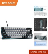 Compact Mechanical Gaming Keyboard with 68 Keys and Anti-Ghosting - USB Powered picture