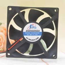 1PCS SD8025H4X 8025 DC48V 0.18A 2-Wire Silent Cooling Fan picture