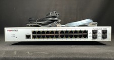 Fortinet FortiSwitch FS-124E 24 Port 24x1GbE  4x SFP Managed Ethernet Switch picture