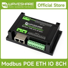 Waveshare 8-Ch Ethernet Digital Input/Output Module, Modbus RTU / TCP Protocol picture