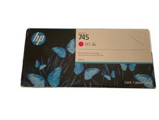 HP 745 300-ml DesignJet Magenta Ink Cartridge, F9K01A Vivid Photo  picture