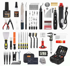 142Pcs 3D Printer Tools Kit w/ Rotary Tool, Heat Gun, Case for Ender 3 picture