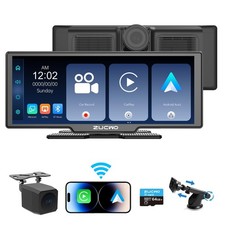 10.26 Inch Wireless CarPlay Screen for Car, Apple CarPlay & Android Auto Touc... picture