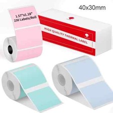 40x30mm 3 Rolls Self-Adhesive Thermal LabelSticker Paper for Phomemo M110/M200 picture