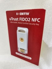 IDENTIV UTRUST FIDO2 NFC SECURITY KEY USB-A FIDO FIDO2 U2F PIV T8-D17 picture