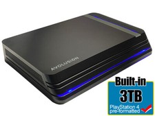 Avolusion Pro X 3TB USB 3.0 External Gaming Hard Drive (PS4 Pro, Slim, 1st Gen) picture