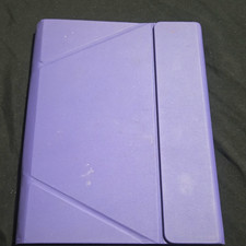 Purple Synthetic Leather Universal Stand Tablet Case w/ Integrated Stand, Straps picture