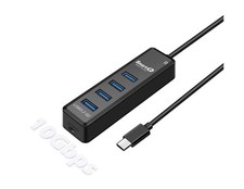 SmartQ H302Pro 4-Port USB-C 3.2 Hub with 1ft Cable & Charging picture