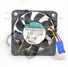 SUNON KD2406PHB2 DC24V 1.28W 60*60*15MM 3-Pin Inverter Cooling Fan picture