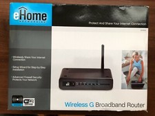 eHome Wireless G Broadband Router EH100 - New - Opened Box picture