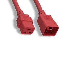 8Ft Red Power Cable for Dell PowerEdge 1855 1955 6800 Jumper Power Cord picture