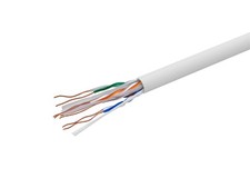 Open Box Monoprice Cat6A 1000ft UTP CMR Riser Bulk Ethernet White 18601 picture