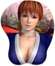 3D Mousepad Oppai Mouse pad with Wrist Rest Pain Relief Anime Manga pad kasumi picture