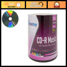 100 Pack Blank CD-R Discs 700MB 80Min 52X Speed for Music & Data Storage picture