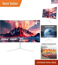 High-Performance 24-Inch Curved Monitor – 100Hz Refresh Rate with Eye Care Tech picture