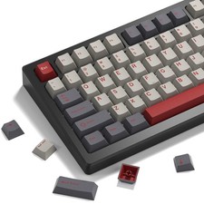 Womier Double Shot PBT Retro Keycaps 138 Keys Cherry MX Key Caps Custom DIY picture